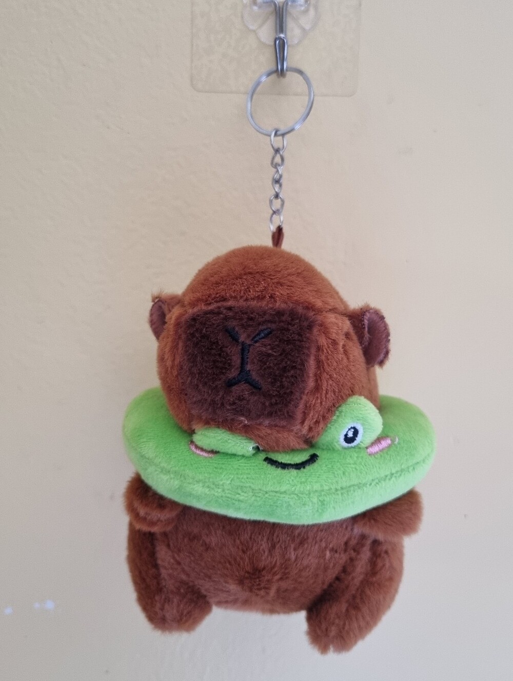 Cute Capybara Kids Bag Keychain Soft Plush Stuffed Toy Plushies Bag Accessories